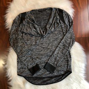 Generation Love Spaced Dye Cowl Neck Blouse XS